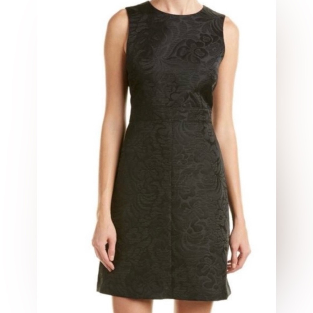 Theory Jacquard Black Dress size 6